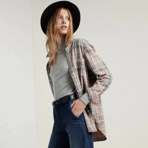 Madewell Ex Boyfriend Shirt In Camden Plaid